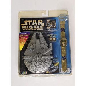 Star Wars Collector Time Piece, C-3PO Watch WITH Millennium Falcon Case